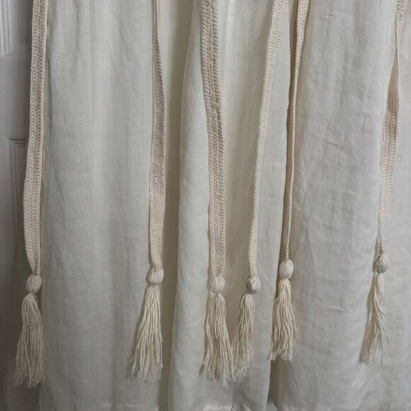 Ulla Johnson Aviva Knitted Cotton-trimmed Ramie Midi Dress in Pristine 4 - Picture 10 of 14